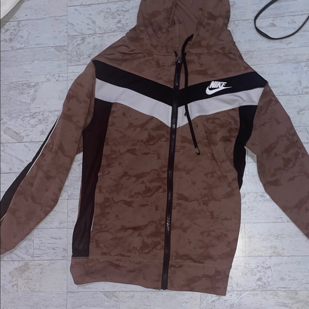 Nike Camouflage Brown and Black Jacket